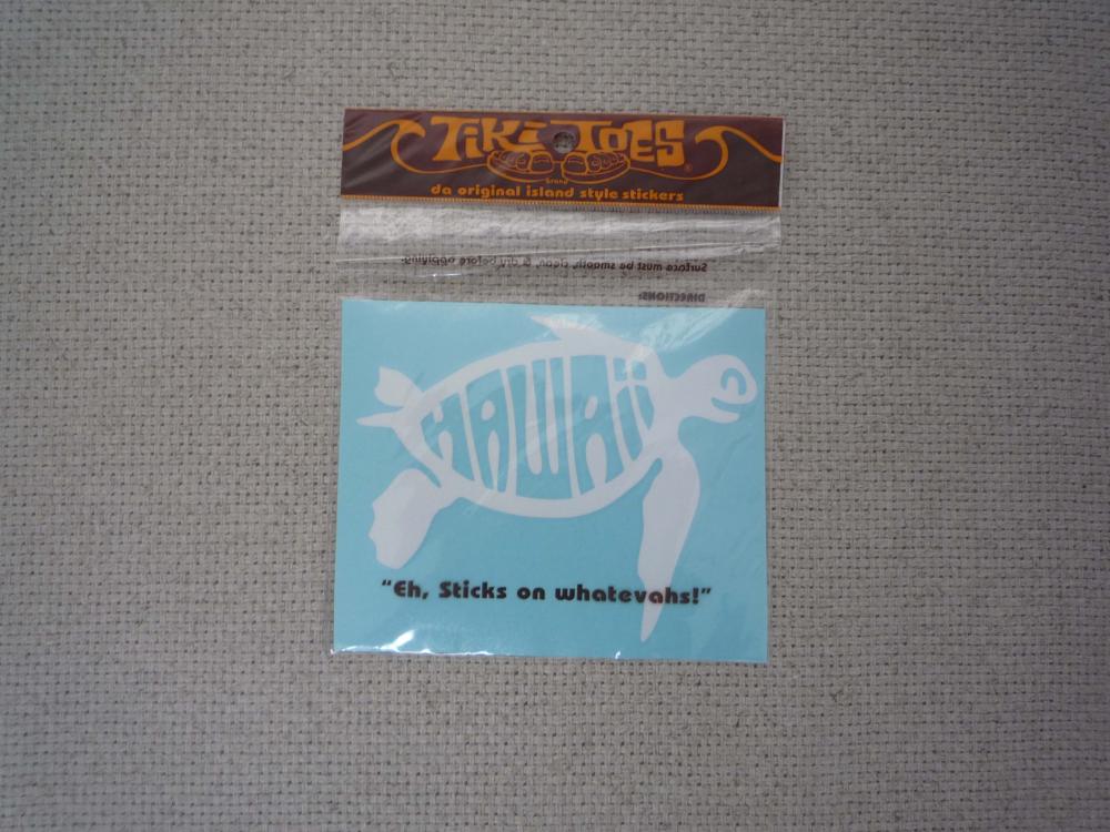 TIKI TOES ホヌ　ステッカーの画像